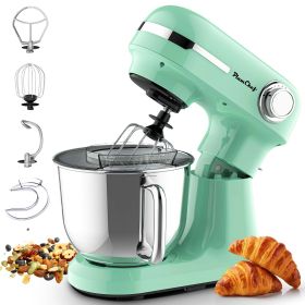 5.5QT/4.5QT Dual Bowls Electric Stand Mixer, 12-Speed Tilt-Head Food Mixer, 350W Dough Mixer with Dishwasher Safe Stainless Steel Bowls, Dough Ho