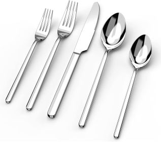 Silverware Set 20 Piece Flatware Cutlery Set Stainless Steel